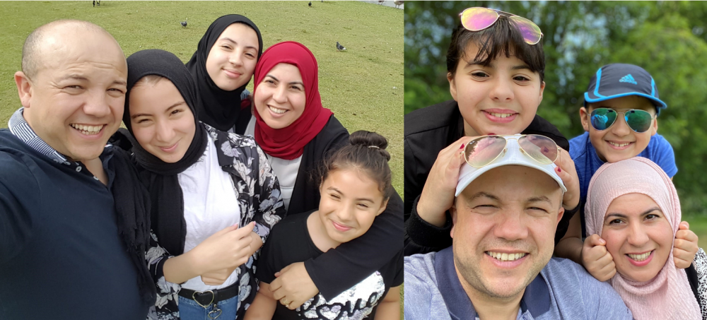 Sofiane & Djahida with family