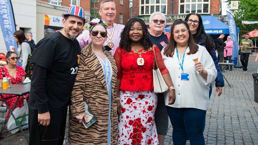 Coronation celebration at Enfield Market