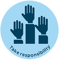 Take responsibility