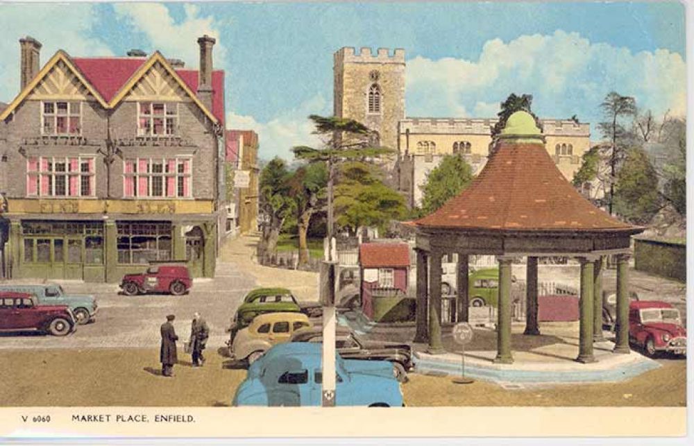 Enfield marketplace, circa 1935