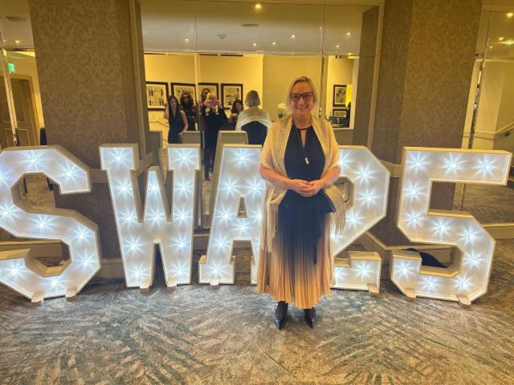 Anne Stoker at the Social Worker Awards 2025