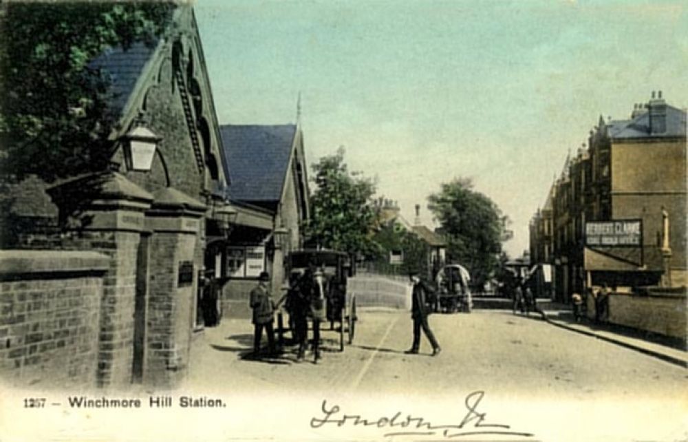 Winchmore Hill Station, circa 1907