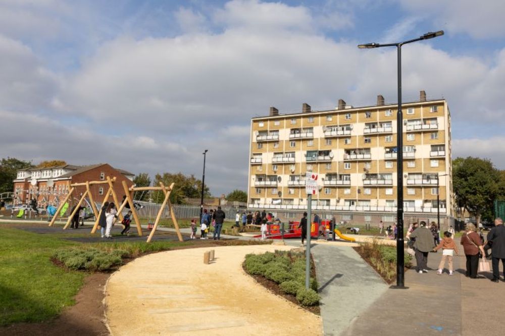 New Playground at Joyce and Snells