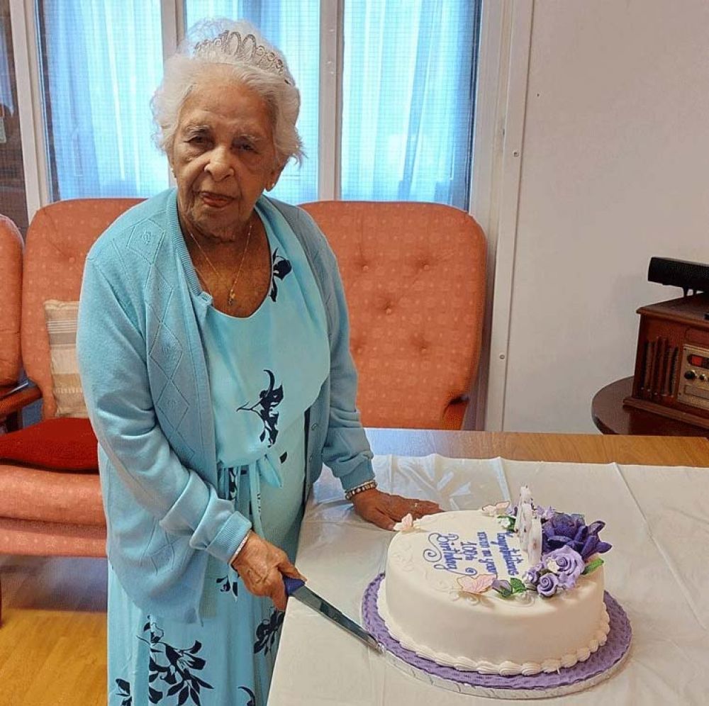 Etelvina Coelho celebrated her 100th birthday