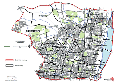 Map of additional HMO licensing designation