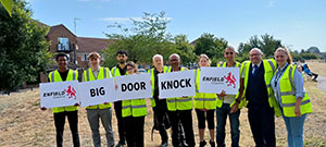 Group of council officers at the Big Door Knock