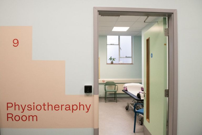 Physiotherapy room at Community House