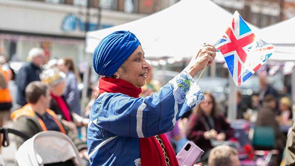 Coronation celebration at Enfield Market