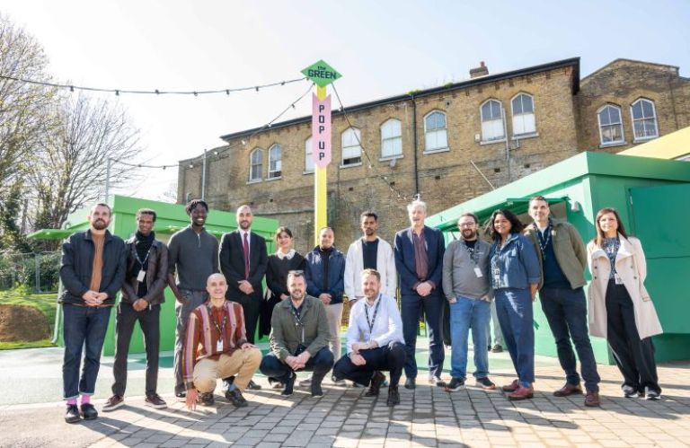 Council officers, Business Owners and other Stakeholders Group Photo at Edmonton Green Pop-Up