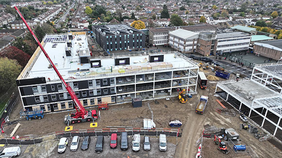 Chace Community School rebuild under construction