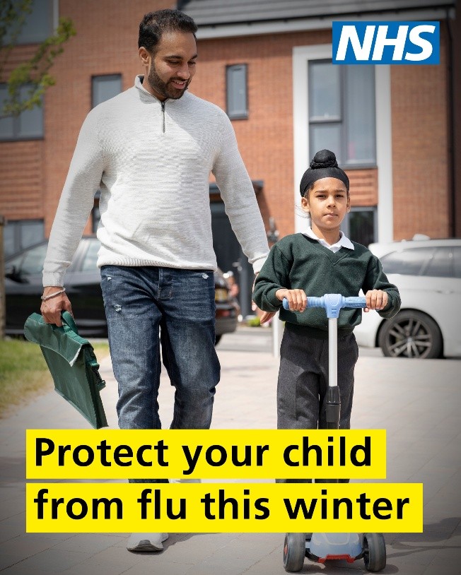 Flu vaccination in children