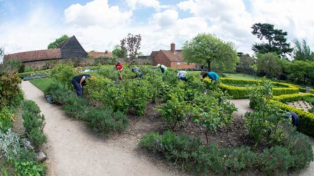 Volunteers at the Forty Hall Big Help Out