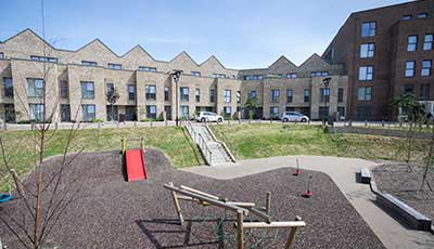 New Avenue housing scheme and play area