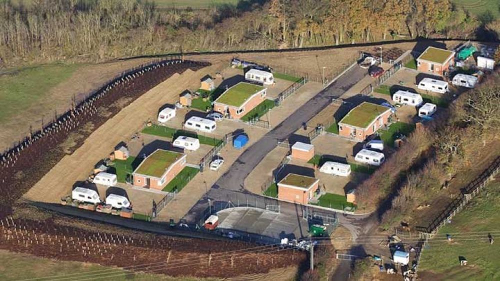 Broadland Housing - Brooks Green site at Harford on the outskirts of Norwich (birds eyes view of the whole site)