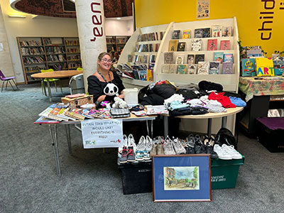 A Give and Take event at an Enfield Library