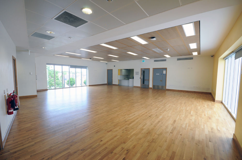 Room inside Ordnance Unity Centre