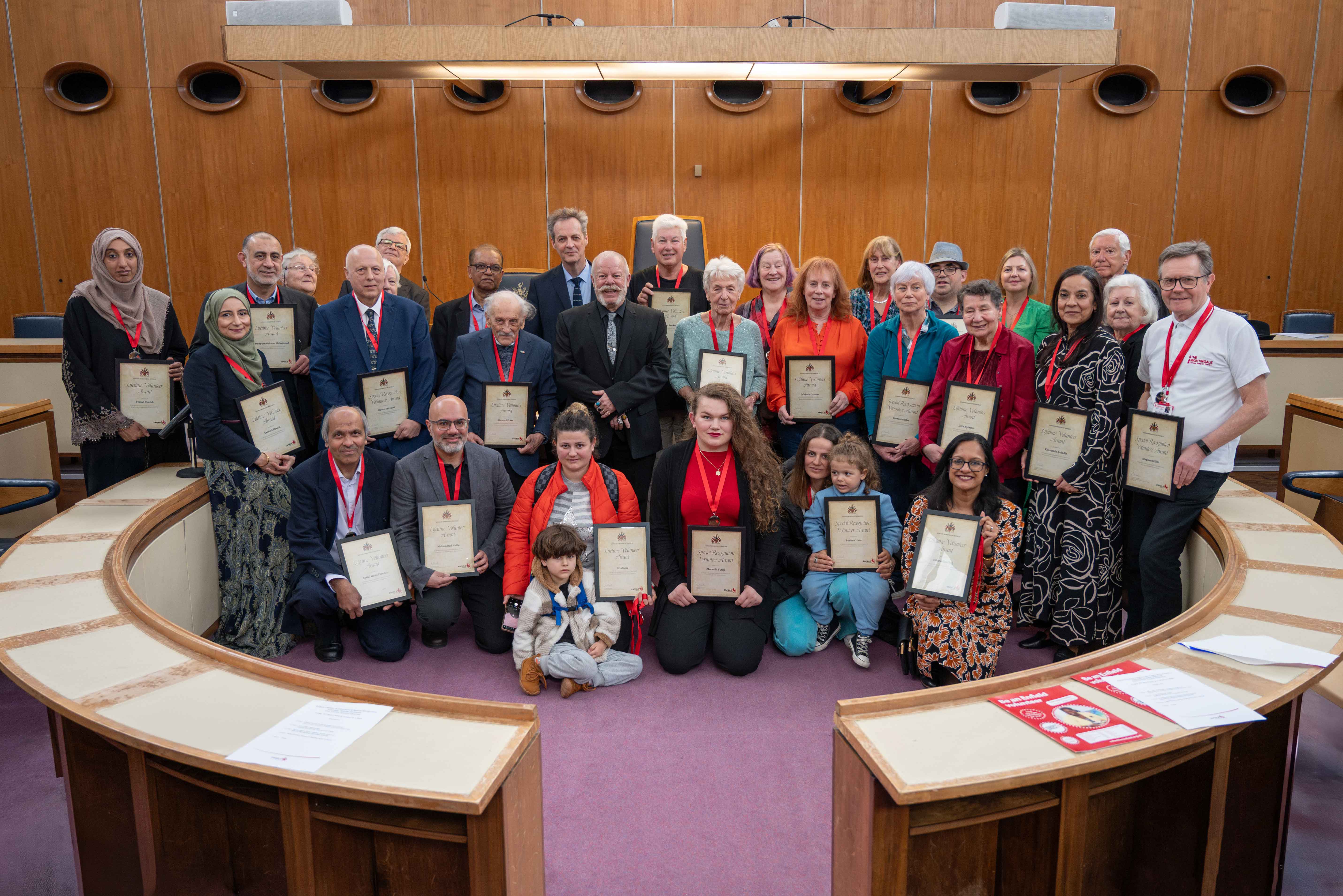 Dable Injess Volunteers receive special awards | Enfield Council