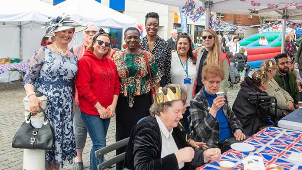 Coronation celebration at Enfield Market