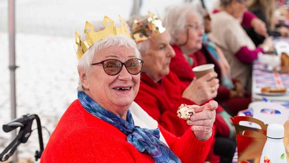 Coronation celebration at Enfield Market