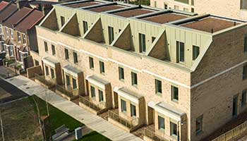 Row of new houses