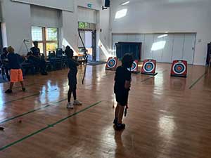 Indoor archery sessions