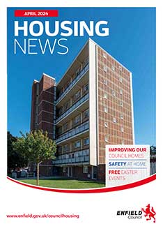 Front cover of April 2024 housing news