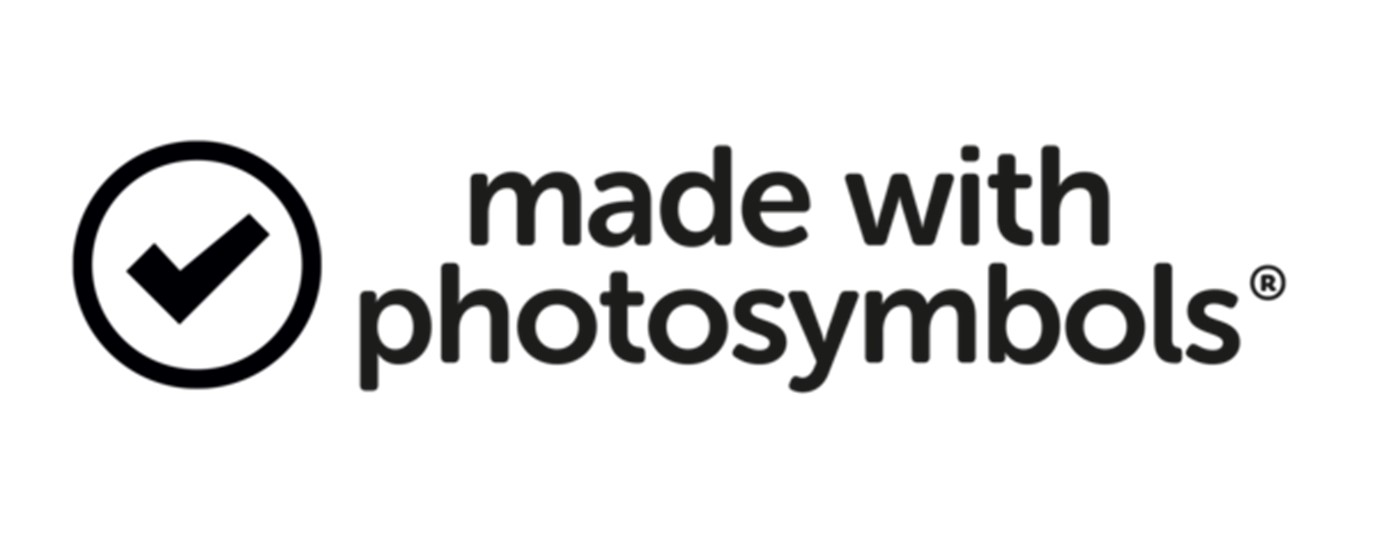 Made with photosymbols logo